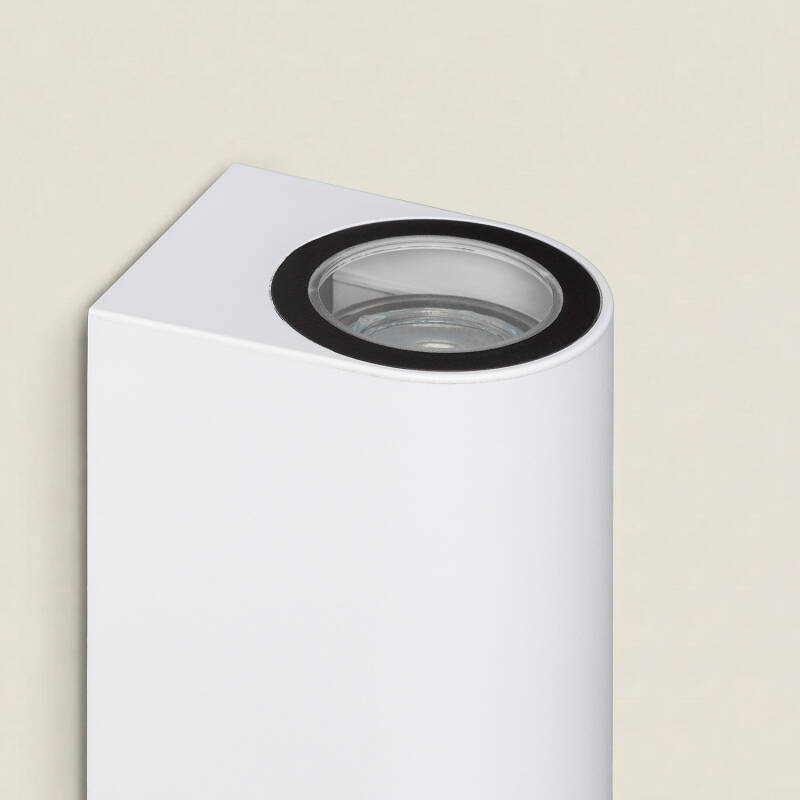 Aplique de Pared Exterior Iluminación Doble Cara Gala Blanco