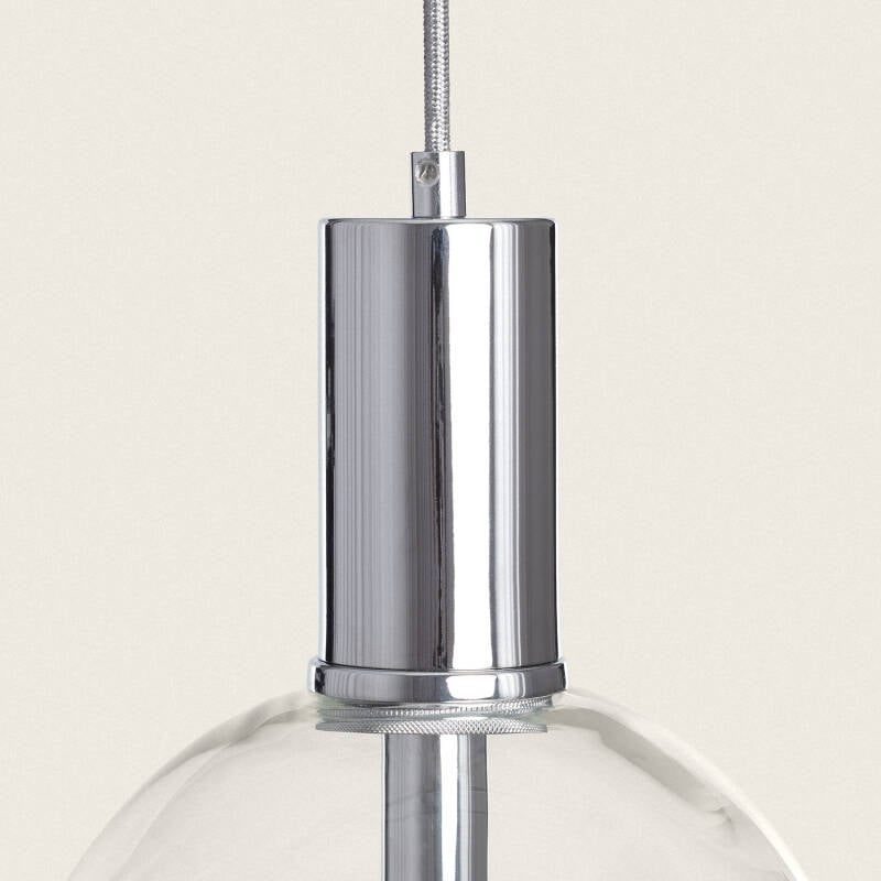 Lámpara Colgante LED 5W Metal y Cristal Ludvika