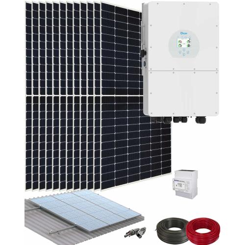 Kit para Poner Placas Solares en Casa con Inversor Deye Trifásico 10000W