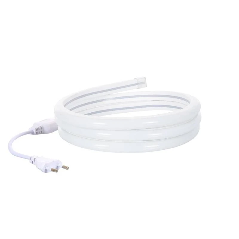 Tira LED Neón Regulable 220V Blanco Cálido Semicircular 180 9W/m Corte 100cm IP67 a Medida