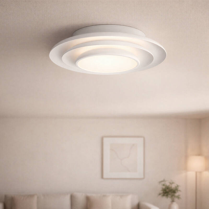 Plafón LED 20W Circular Metal Ø300 mm CCT Seleccionable Handen Telmor