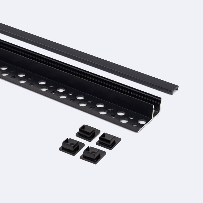 Perfil Aluminio Integración en Escayola/Pladur para Tiras LED hasta 8 mm