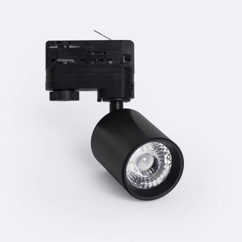 Foco Carril LED Trifásico 10W Regulable Mallet Negro