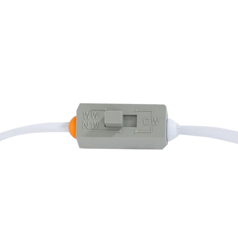 Placa LED 10W Cuadrada CCT Seleccionable Microprismático LIFUD Corte 110x110 mm
