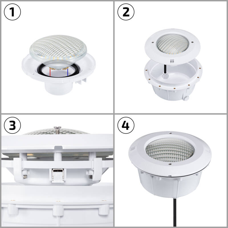 Bombilla Piscina LED Sumergible 12V AC/DC 35W IP68 PAR56