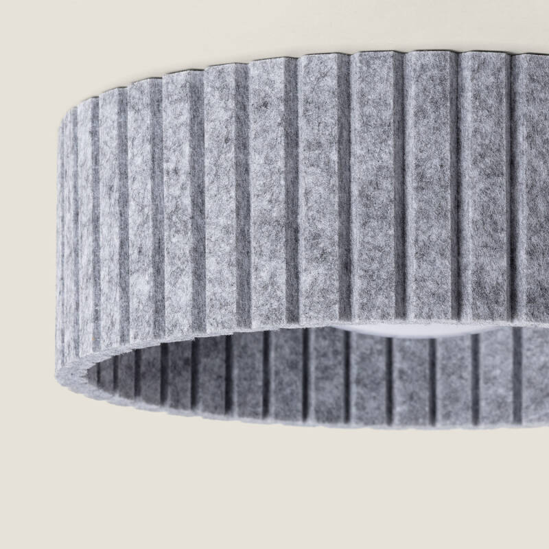 Plafón LED Acústico 9W Circular Fieltro Ø300 mm CCT Seleccionable Kaptyn