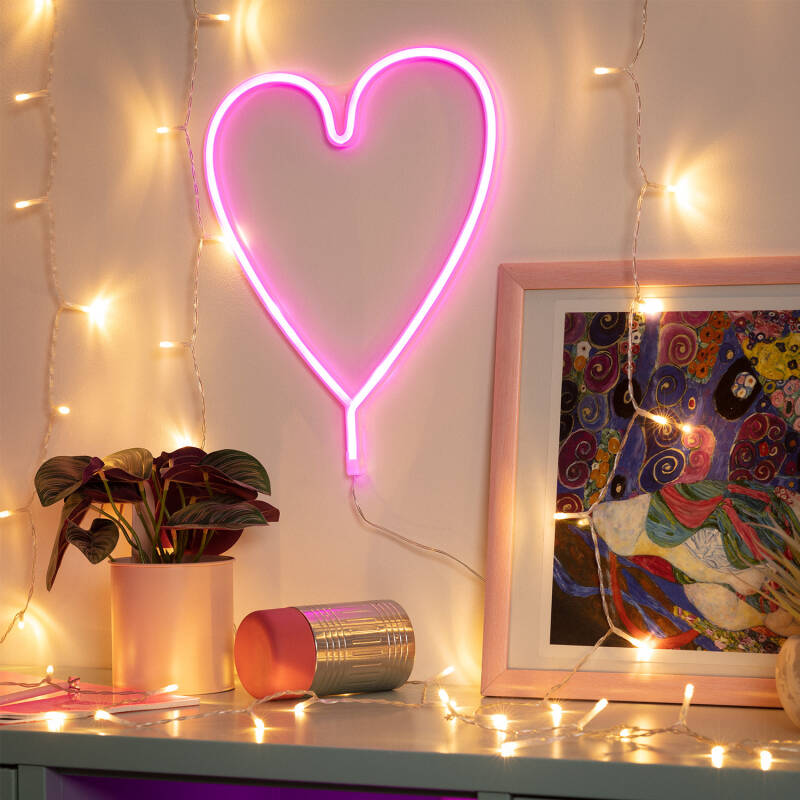 Neón LED Heart con Batería