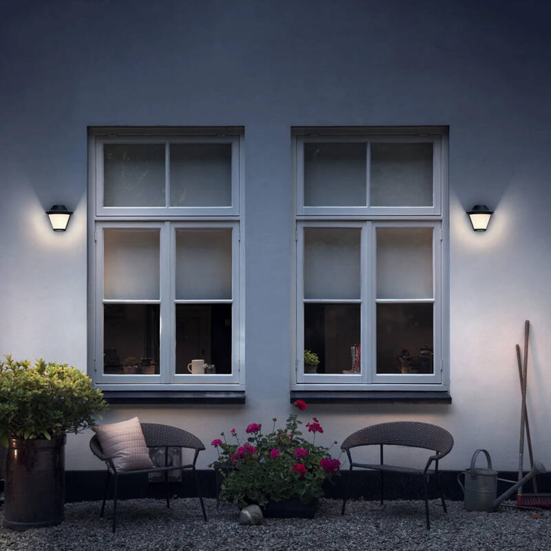 Aplique de Pared Exterior PHILIPS Serres