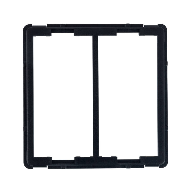 Módulo Tapa Ciega Doble con Marco PC Modern