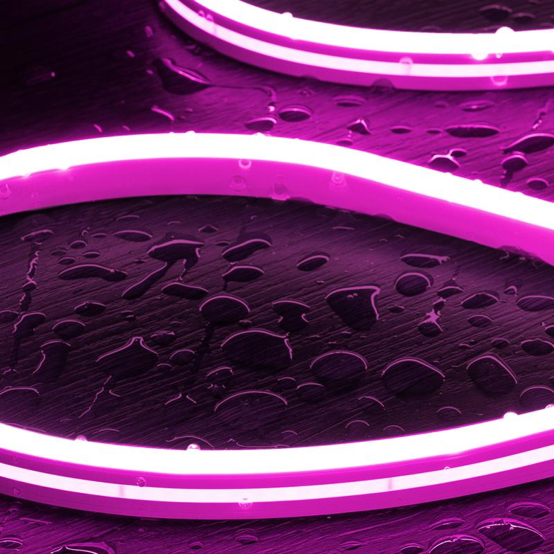 Tira LED Neón 48V Rosa 8W/m Corte 5cm IP65 NFLEX6 a Medida