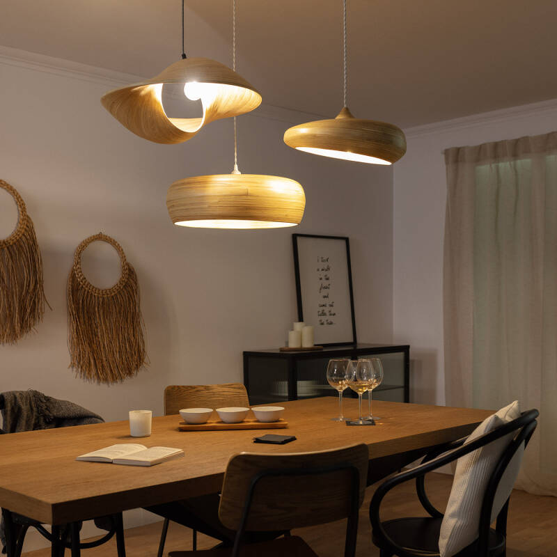 Lámpara Colgante Bambú Shuka Big Acacia Ø600 mm ILUZZIA