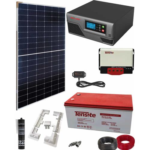 Kit Solar para Caravanas 600W 12V 1000Whdia