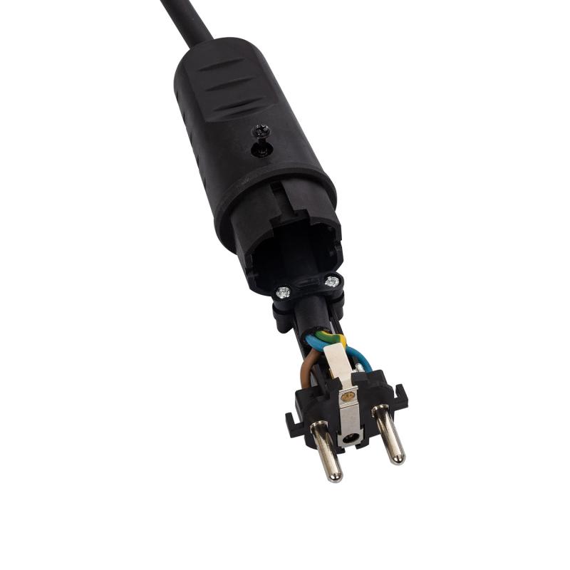 Clavija Aérea tipo F-E 2P+T 16A 250V AC SCAME SC-CA-1103100-FE-NG
