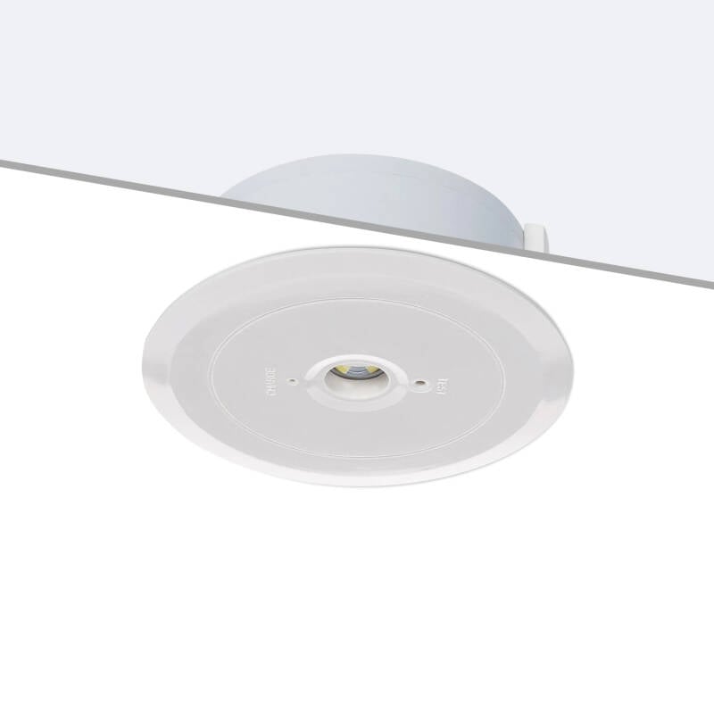 Luz Emergencia LED 120lm Corte Ø136 mm 3 Horas de Autonomía