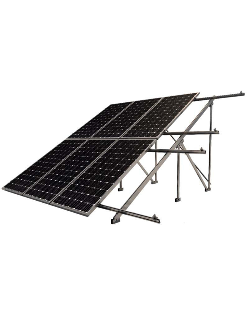 Soporte inclinado abierto cubierta plana 42V4 30º