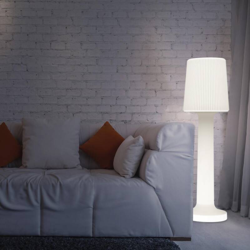Lámpara de Pie Exterior LED RGBW 12W Carmen 110 Batería