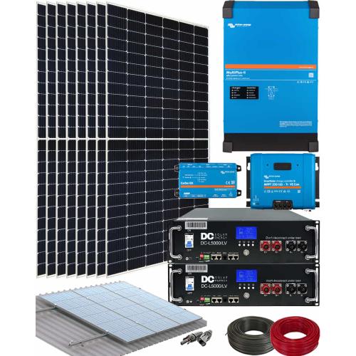 Kit Solar Aislada para Casa de Campo 5000W 48V