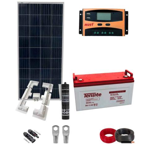 Kit Panel Solar Camper 160W con Batería
