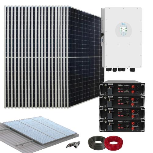 Kit Híbrido para Instalación Placas Solares con Inversor Deye Trifásico 10000W