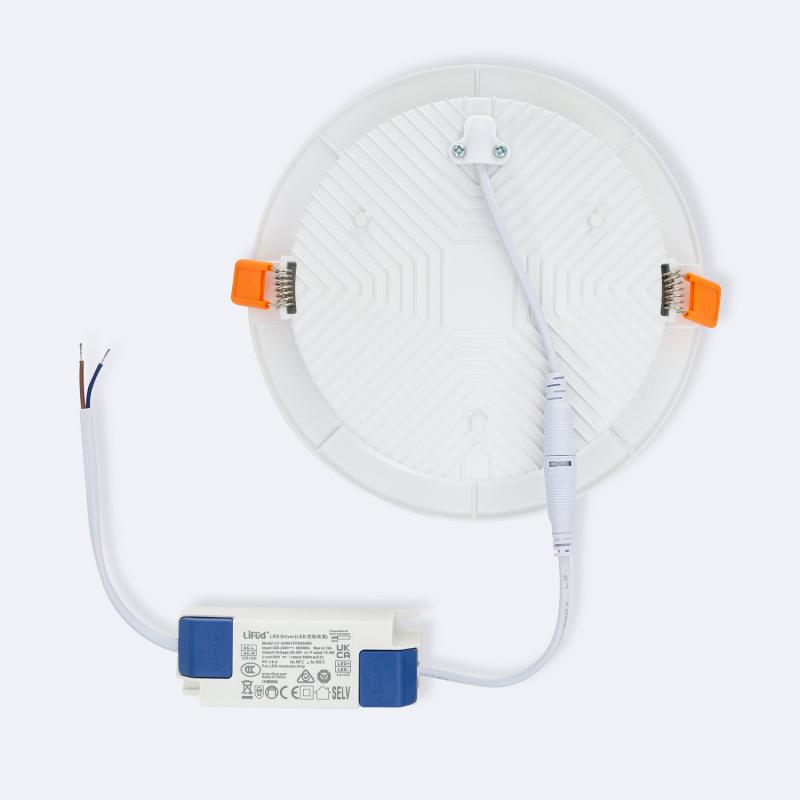 Downlight LED 12W Circular Chip OSRAM Aero 110 lm/W LIFUD Corte Ø 150 mm