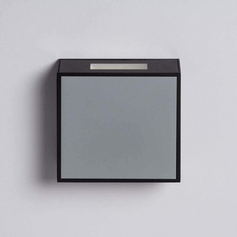 Aplique de Pared Exterior LED 6W Aluminio Roma Gris