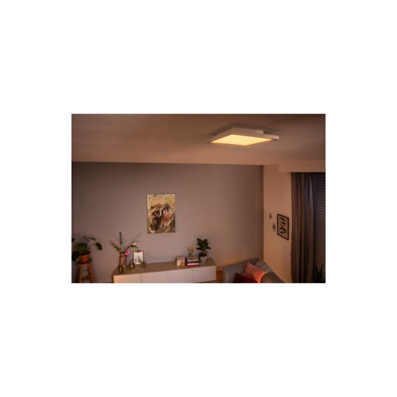 Plafón LED White Ambiance 46.5W Cuadrado PHILIPS Hue Aurelle
