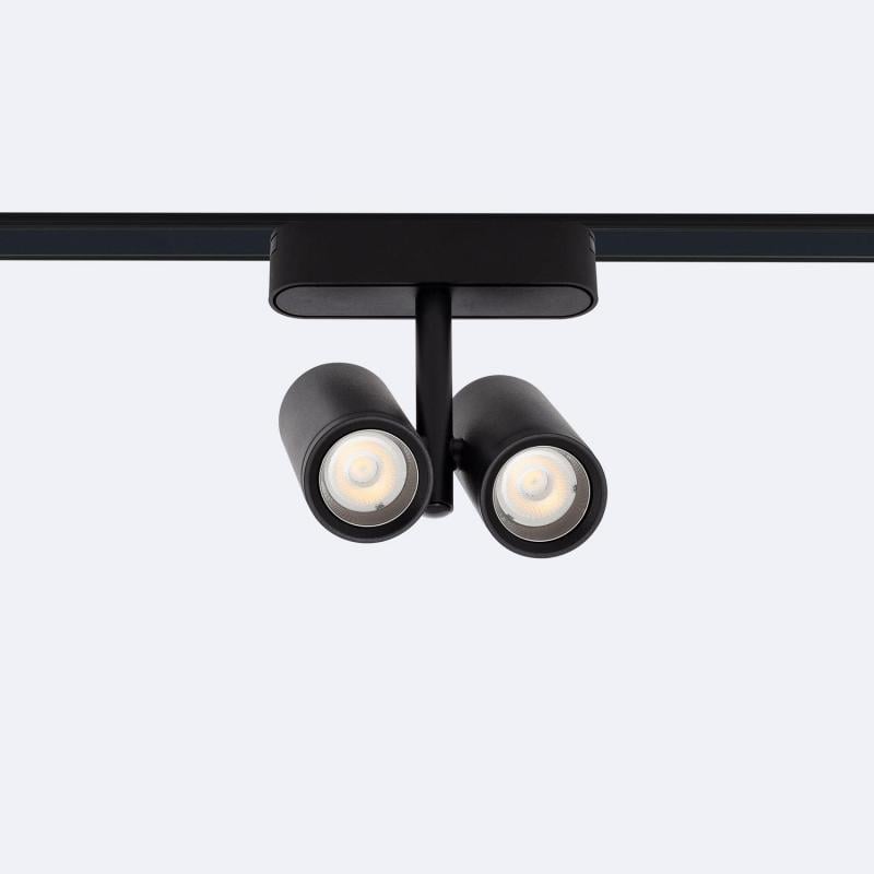 Foco Carril LED Magnético 25mm SuperSlim Cuarzo 16W 48V Negro