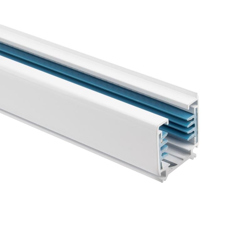 Carril Trifásico Aluminio para Focos LED 1 Metro