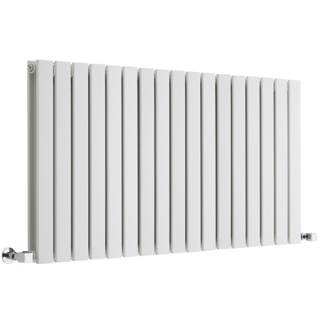Radiador Horizontal con Panel Plano Blanco 635mm x 1190mm Hudson Reed Delta