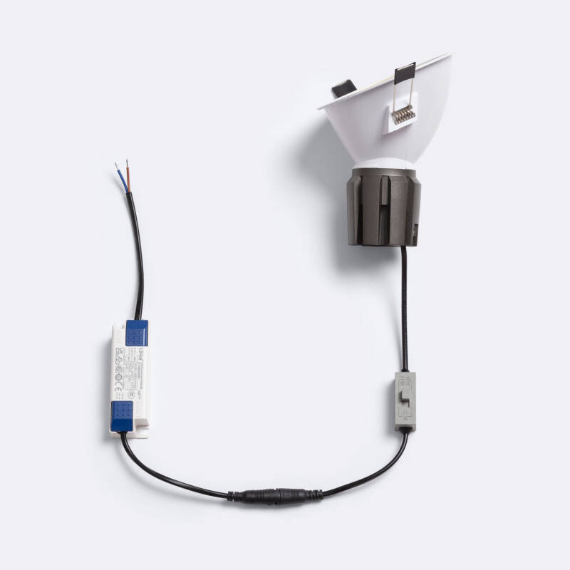 Foco Downlight LED 9W / 12W Cónico inclinación 20º Areni Corte Ø 100 mm