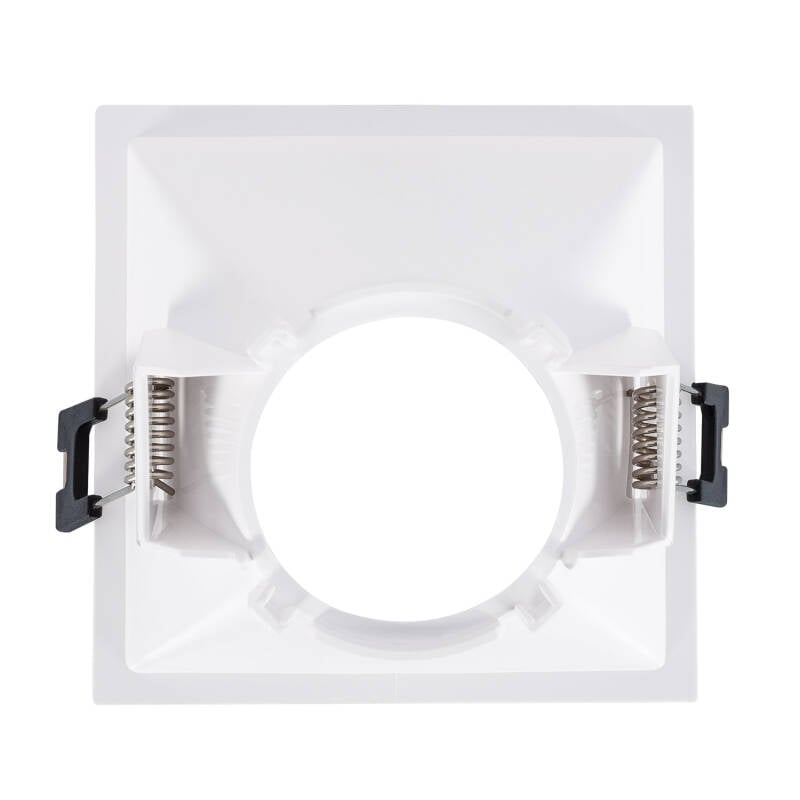 Foco Downlight Cuadrado 45º GU10 6W Corte 85x85 mm Bajo UGR PC
