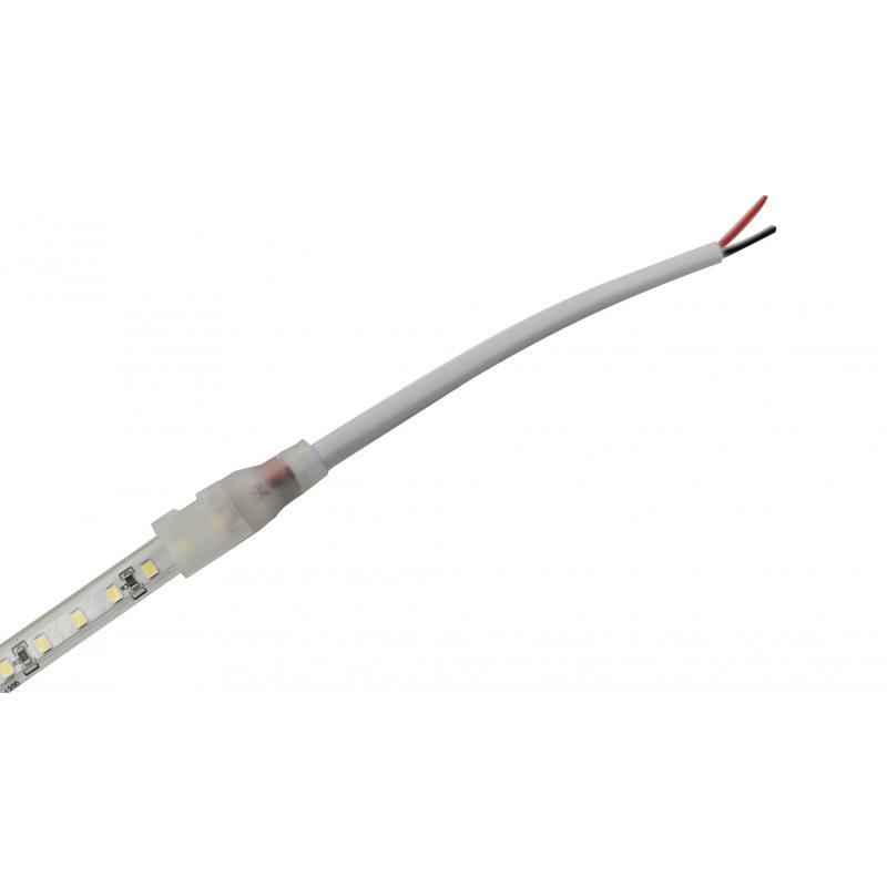 Conector para Tira LED 220V AC 120LED/m 20m IP67 Ancho 9 mm Corte Cada 10 cm