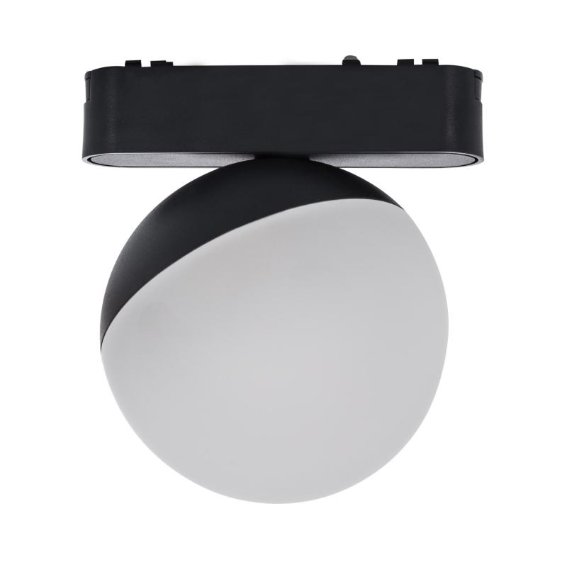 Foco Carril LED Magnético 25mm SuperSlim 10W 48V Negro Ø100 mm