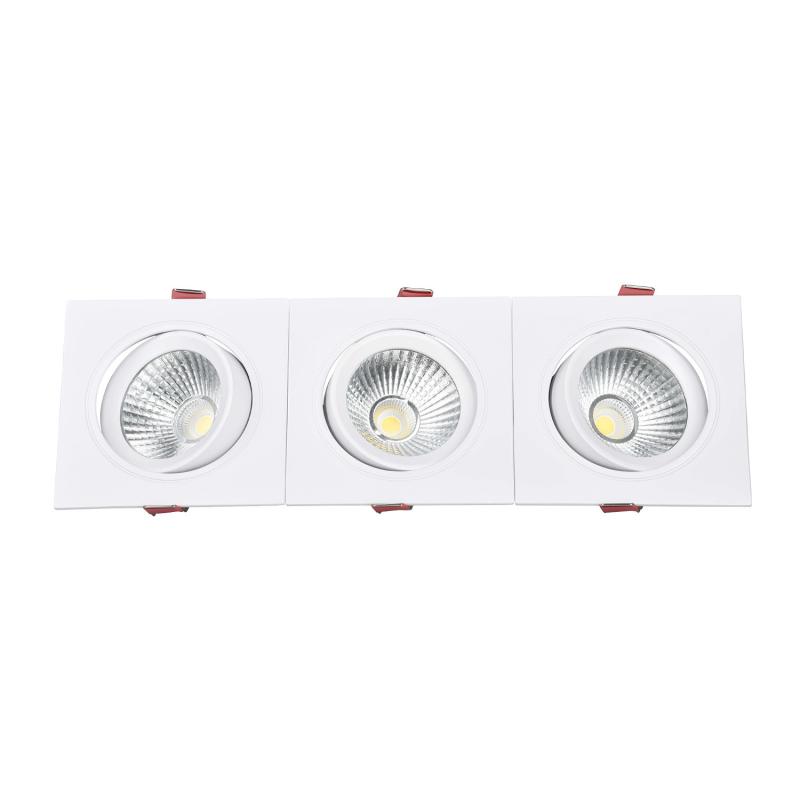 Foco Downlight LED 30W Rectangular Madison Corte 315x95 mm