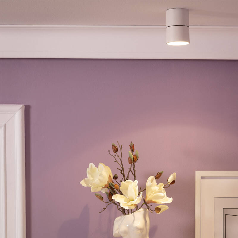 Aplique LED 7W Aluminio Circular Blanco New Onuba