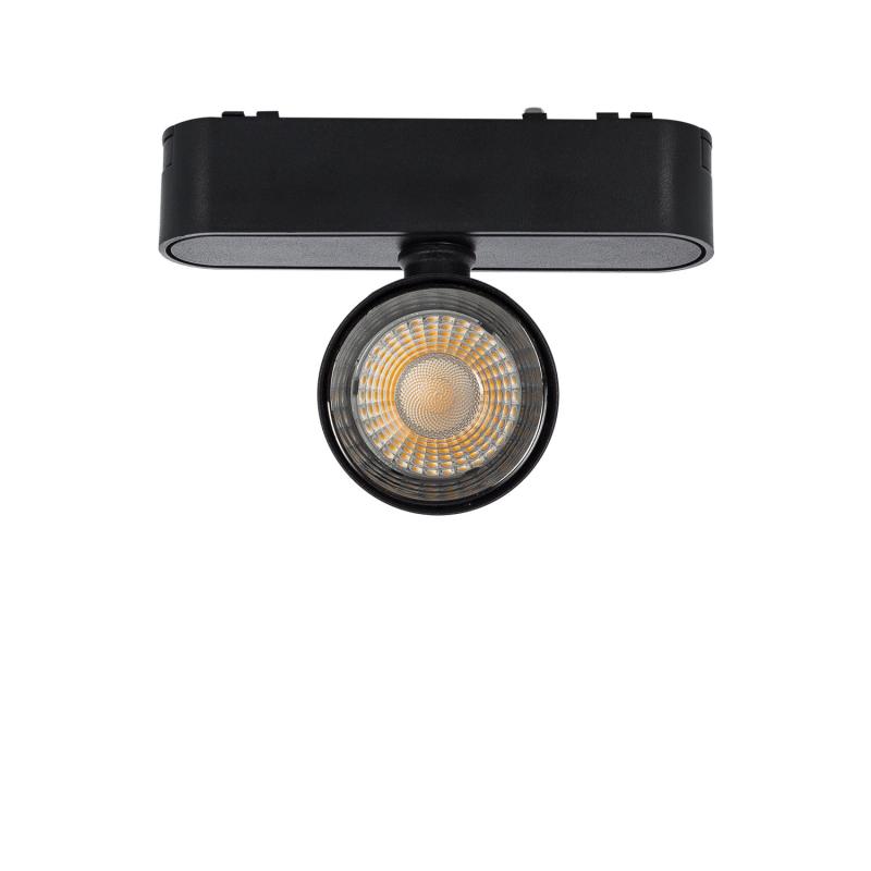 Foco Carril LED Magnético 25mm SuperSlim 12W 48V Negro