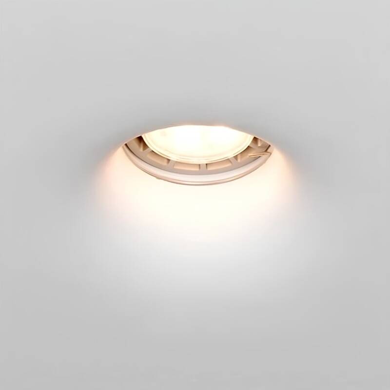 Aro Downlight Integración Escayola/Pladur para Bombilla LED GU10 / GU5.3  Corte 120x120 mm