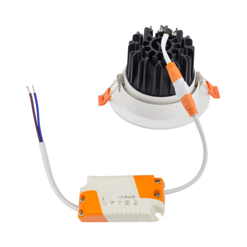 Foco Downlight LED 9W Circular COB CRI90 Corte Ø 90 mm