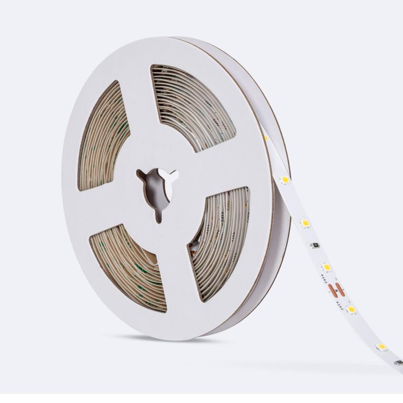 Tira LED 24V SMD 60 LED/m 5m 5W/m 500lm/m Ancho 8mm Corte 10cm IP20
