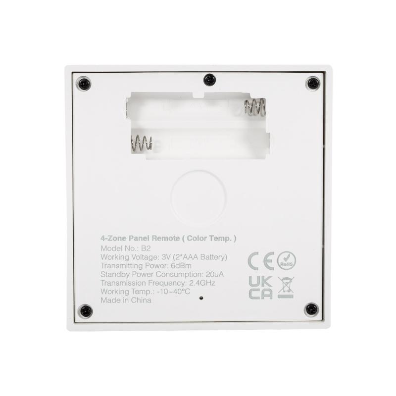 Mando RF para Regulador LED CCT 4 Zonas MiBoxer B2