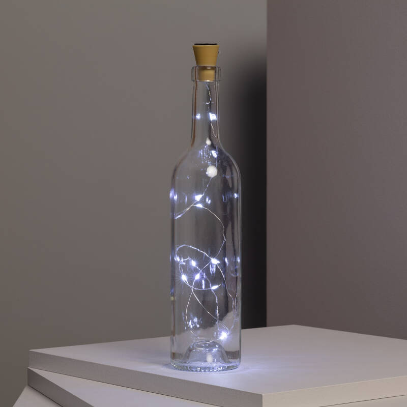 Guirnalda Solar Exterior LED Alambre para Botella