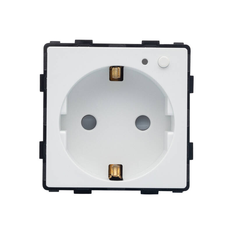 Enchufe Tipo F Schuko WiFi Con Marco de Cristal Modern