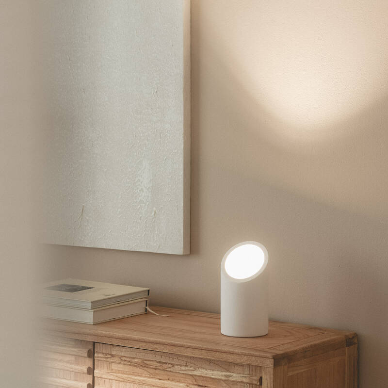 Lámpara de Mesa Yeso Rise Uplighter