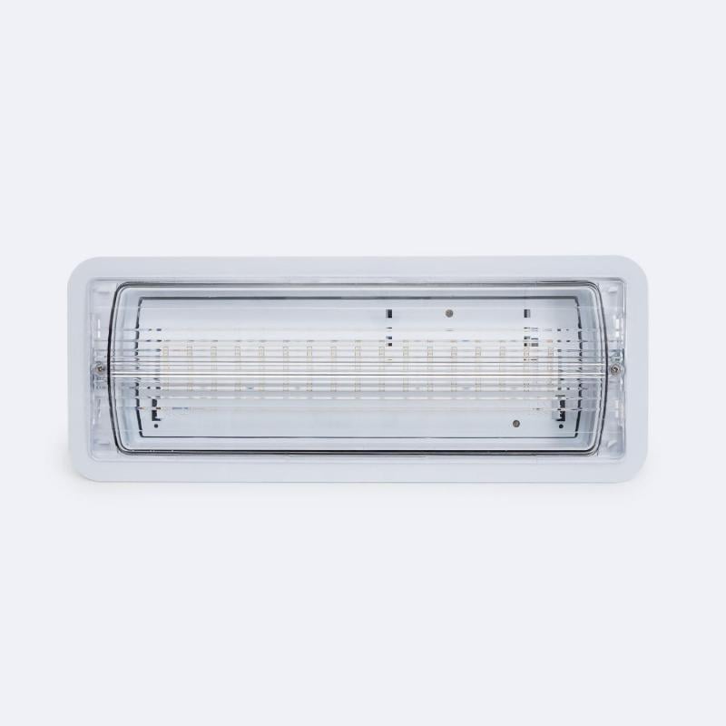 Luz Emergencia LED Empotrable 160lm Permanente/No Permanente Corte 155x400 mm