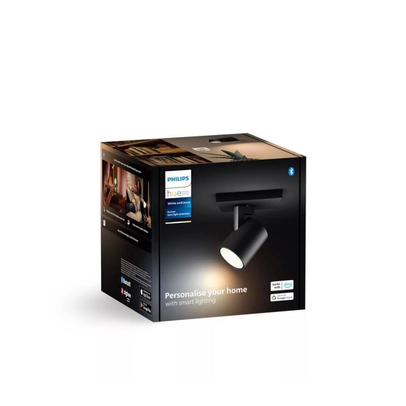 Lámpara de Pared White Ambiance 1 Foco GU10 PHILIPS Hue Runner Extensión