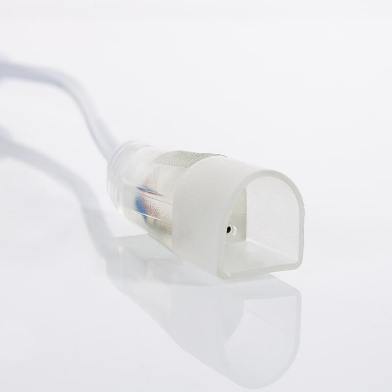 Cable Conector Neón LED 7.5 W/m Monocolor 220V AC 120 LED/m Semicircular 180º IP67 a Medida Corte cada 100 cm