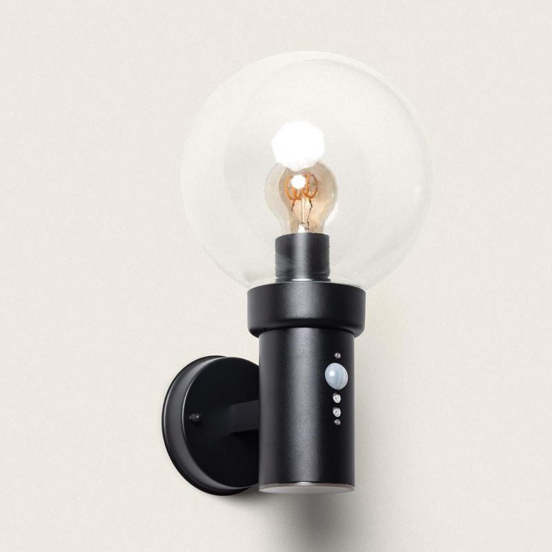 Aplique de Pared Exterior Acero Inoxidable con Sensor PIR Optic