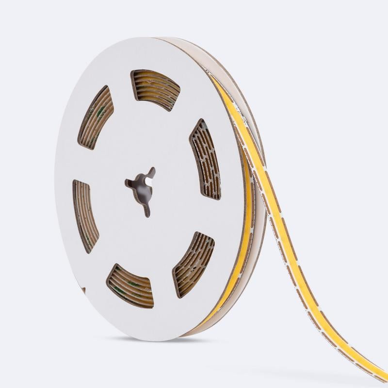 Tira LED 12V COB 500 LED/m 5m 12W/m 960lm/m Ancho 8mm FreeCut IP20