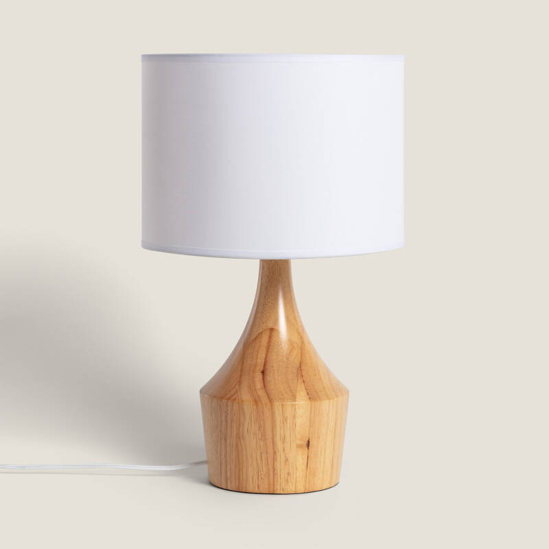 Lámpara de Mesa de Madera Dabai