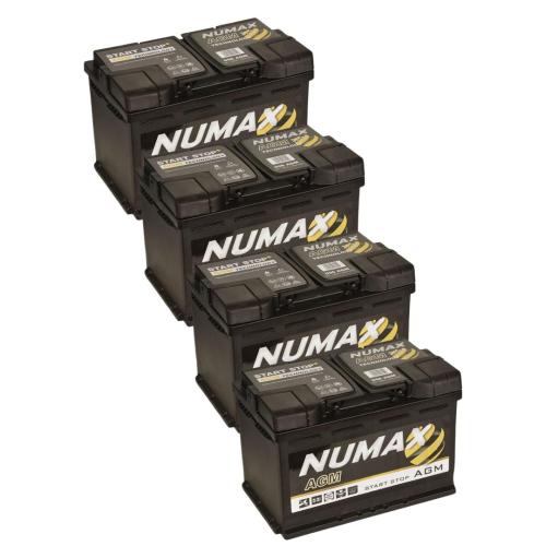 Pack 4 unidades de la Batería 70AH AGM 12V Numax